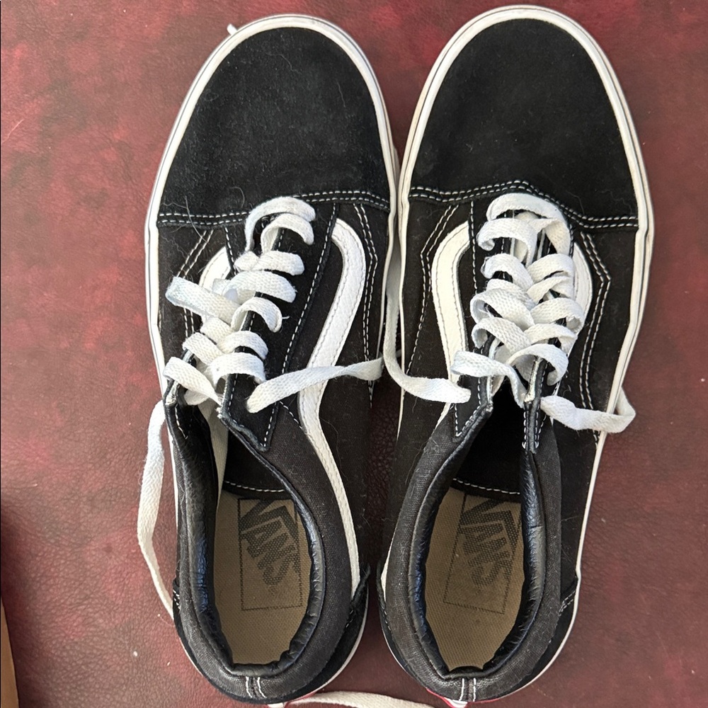Vans Classic Black and White Sneakers